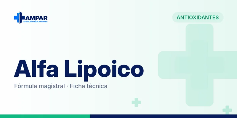 Etiqueta de Alfa Lipoico