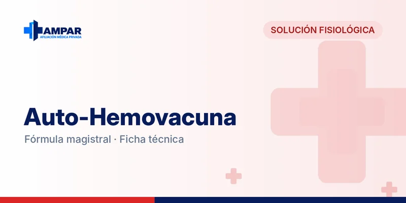 Etiqueta de Auto-Hemovacuna