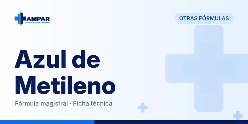 Etiqueta de Azul de Metileno