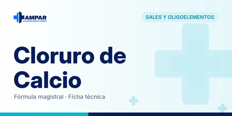 Etiqueta de Cloruro de Calcio