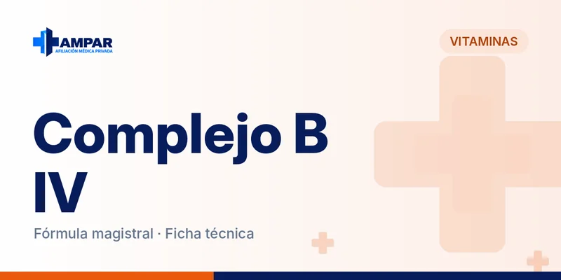 Etiqueta de Complejo B IV