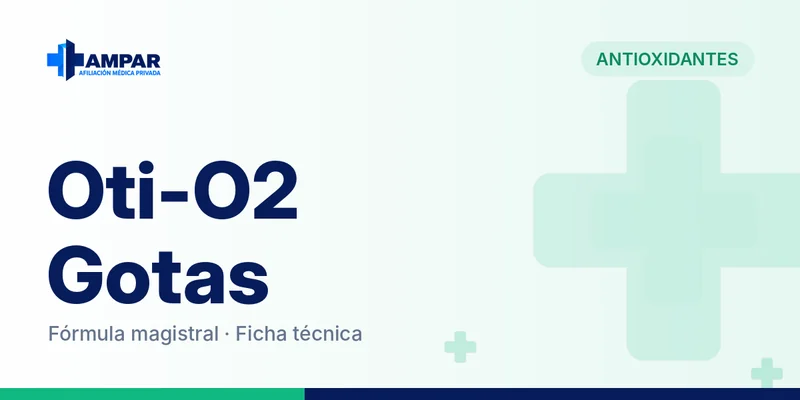 Etiqueta de Oti-O2 Gotas