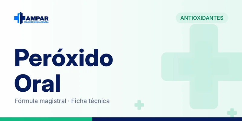 Etiqueta de Peróxido Oral