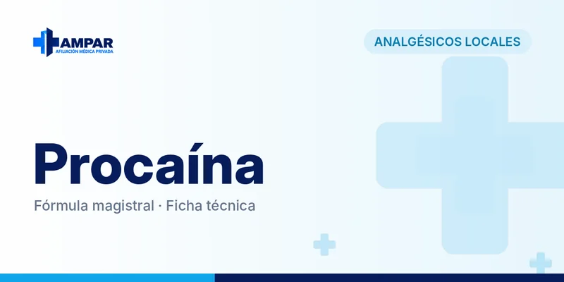 Etiqueta de Procaína