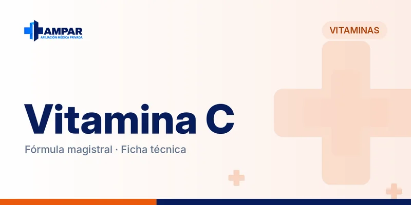 Etiqueta de Vitamina C